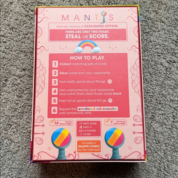 Mantis Colorful Card Game by Exploding Kittens - Picture 3 of 5
